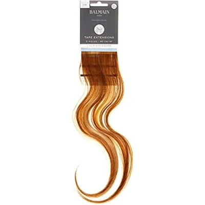 Image de Balmain Lot de 2 extensions cheveux humains 40 cm 9G Blond très clair 27 g