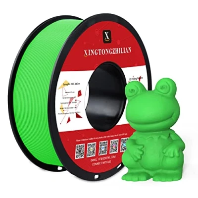 Image de filament PETG+ pour imprimante 3D, 1.75mm, précision dimensionnelle +/ 0.02mm, bobine de 1kg d&#039;impression 3D imprimantes 3D,Vert