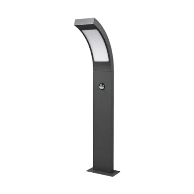 Image de LED luminaire extérieur Juvia (Moderne) en Noir Aluminium (1 lampe,à), Borne lumineuse, pour socle