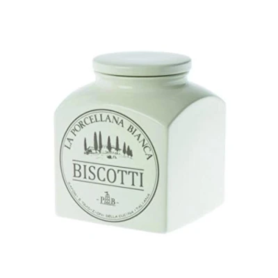 Image de PORCELLANA Bocal à Biscuits Conserva de 3,3 l dans Un Coffret Cadeau, en Porcelaine, Multicolore, 0,1 x cm