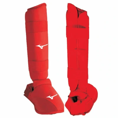 Image de Protège Tibia et pied Mizuno Karate Shin Instep