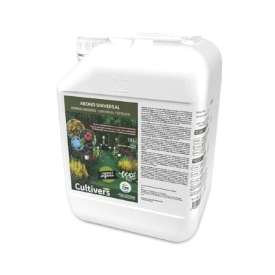 Image de Engrais Liquide Universel Organique CULTIVERS 10 L. 100% et Naturel. Solution NPK (4 1 7) avec micronutriments (B, CU, Fe, MN, Mo Zn) acides aminés