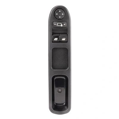 Image de Bouton de Lève Vitre et Commande Rétroviseurs Électriques Avant Gauche Côté Conducteur compatible avec C3 PICASSO 207 6554QC 96548591XT