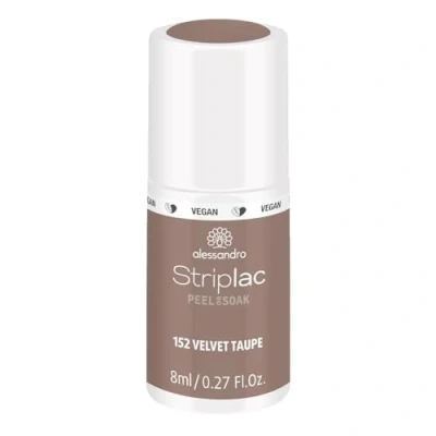Image de alessandro Striplac Peel or Soak VELVET TAUPE Vernis à ongles LED en taupeton clair Pour des parfaits 15 minutes, 8 ml