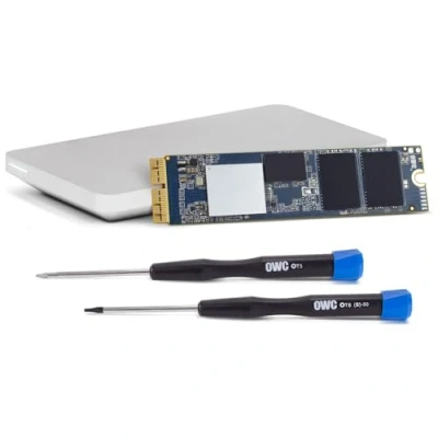 Image de OWC 1,0 to Aura Pro X2 Solution de Mise à Niveau SSD complète avec Outils et boîtier Envoy pour MacBook Air (mi 2013 2017) (Retina, Fin mi 2015), (OWCS3DAPT4MB10K)