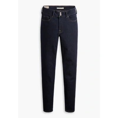 Image de Levi&#039;s 711 Double Button Jean slim, Femme, Taille: 24x28, Blue wave rinse