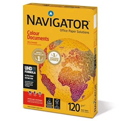 Image de Navigator Color Documents Papier premium Blanc 120 g/m² A4 1 Ramette de 250 feuilles