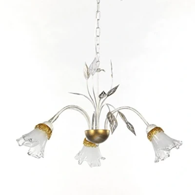Image de ONLI click your light 4998/3 Lustre, Métal, Argent, 5 luci