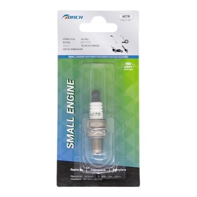 Image de Torch AC7R Bougie d&#039;allumage Borne Solide Remplacer pour CMR7H, 965/RZ7C RZ7CT10, TR14C TR14S, 4194, Tanaka 018 16005 20, OEM