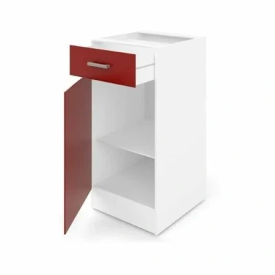 Image de ULTRA Meuble bas de cuisine L 40 Rouge mat