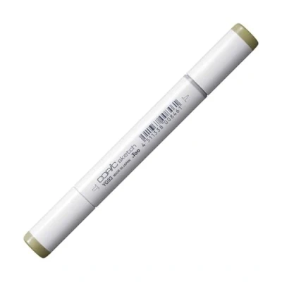 Image de COPIC Sketch YG93, Grayish Yellow, Twin Marker avec Une Pointe Moyenne et Pinceau