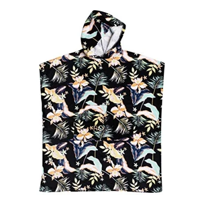 Image de Roxy Stay Magical Poncho de Surf Femme, Noir (Anthracite Rg Praslin S), Taille Unique