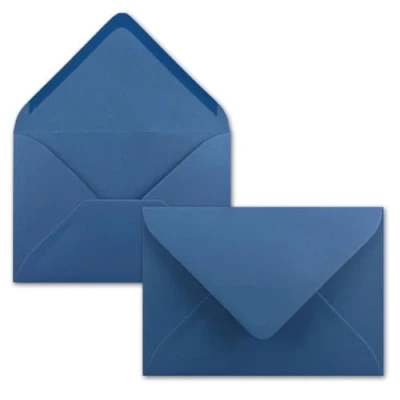 Image de 25x enveloppes C6 couleur: bleu royal 11,4 x 16,2 cm fermeture: gommée pour papier A4, A5, A6 et invitations, salutations lettres FarbenFroh by GUSTAV NEUSER