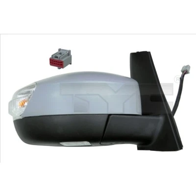 Image de Rétroviseur extérieur Tyc 310 0270 gauche avec couche d&#039;apprêt pour ajustage électrique des rétroviseurs, asphérique, chauffant, Rabattable
