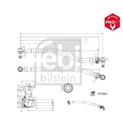 Image de Barre de direction FEBI BILSTEIN 197264