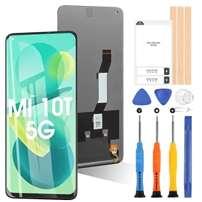 Image de ARSSLY Écran pour Xiaomi Mi 10T 5G/Mi PRO 5G/REDMI K30S M2007J3SC M2007J3SG Affichage LCD tactile Massemblement avec outils (Noir)