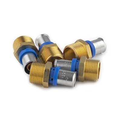 Image de Raccord Multicouche à Sertir Multi profils Ø16 Mâle 20x27 sachet de 5 raccords NOYON &amp; THIEBAULT
