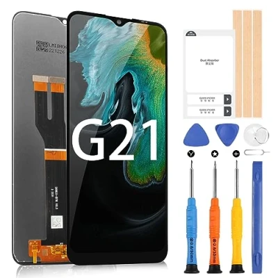 Image de ARSSLY Écran LCD pour Nokia G21 TA 1477 1418 / G11 1401 Digitizer Tactile Remplacement avec Réparation Kit(Nero,6,5&quot;)