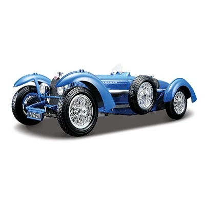 Image de Bburago 12062 Radio Commande Véhicule Miniature Bugatti Type 59 Echelle 1:18 Bleu