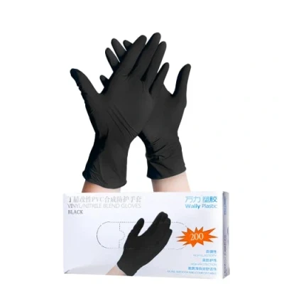 Image de MAGIC SELECT : 200 gants jetables dans une boîte, pour le nettoyage de la maison, cuisine, les restaurants, l&#039;artisanat, confortables et antidérapants, imperméables, sûrs, applications étendues
