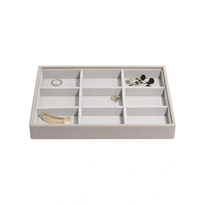 Image de Stackers Boucles d&#039;oreilles classiques Taupe