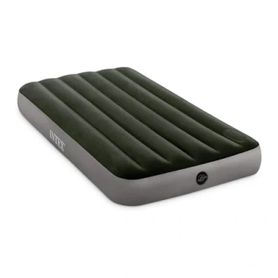 Image de Intex Dura Beam Standard Series Matelas Gonflable avec Pompe à Pied intégrée, Complet