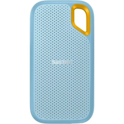 Image de SanDisk 2 to Extreme Disque SSD Portable, USB C 3.2 Gén. 2, NVMe Externe, jusqu&#039;à 1050 Mo/s Résistance à la poussière et l&#039;eau classé