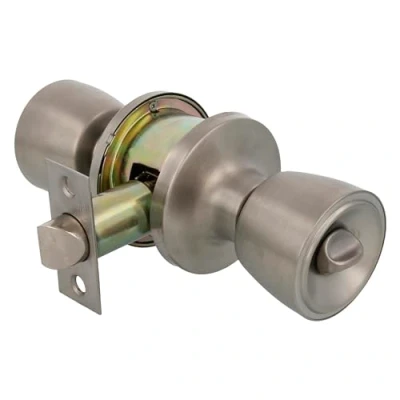 Image de Amig Mod. 602 Ensemble de boutons Acier inoxydable 18,5x 8 cm Avec loquet Fonction privée Dispositif d&#039;urgence extérieur et serrure intérieure Porte 35 45mm