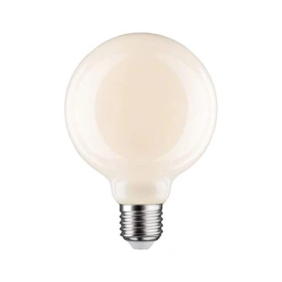 Image de Paulmann 28624 LED Filament G95 6 W Ampoule Classique Intensité Variable Opale 2700 K Blanc Chaud E27