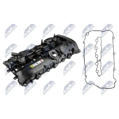 Image de NTY BPZ BM 009 Cache Culbuteur avec joint d&#039;étanchéite vis/boulons BMW: 1 5 portes, 3 Berline, 2 Coupe