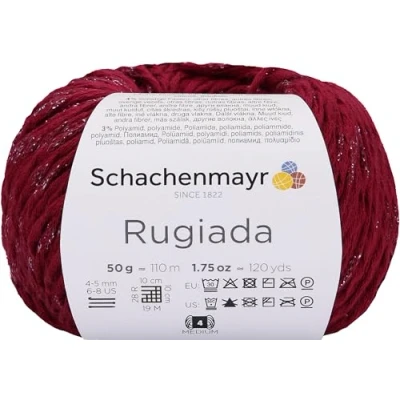 Image de Schachenmayr Rugiada, 50G Weinrot Fils À Tricoter