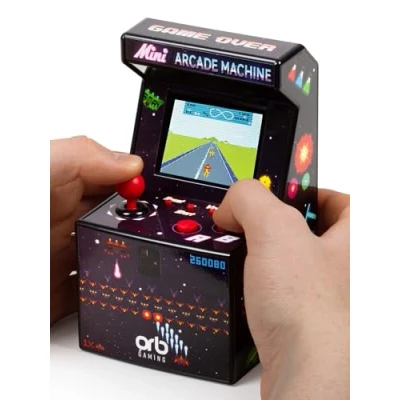 Image de Mini Machine d&#039;arcade, 240 Jeux intégrés, d&#039;arcade rétro 8 Bits, écran Couleur 2,5&quot;, Joystick Directions, 2 Boutons, contrôle du Volume, Cadeau Parfait ThumbsUp!