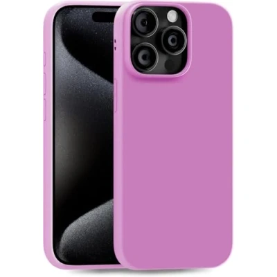 Image de MyGadget Coque pour iPhone 15 Pro Max Case TPU Souple Cover Protection Extra Fine &amp; Légère Étui Coloré Anti Choc et Rayures Fuchsia
