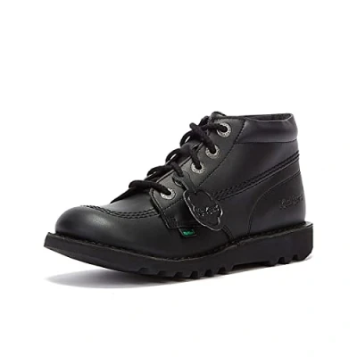 Image de Kickers Hi Blk Pat Black YU Bottine, Vegan Noir, 38 EU