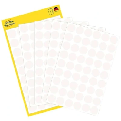 Image de Avery Zweckform 3147 repères 5 Blatt, 270 Etiketten weiß