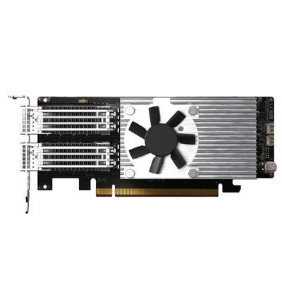 Image de QNAP QXG 100G2SF E810 carte réseau Interne Fibre 100000 Mbit/s Neuf
