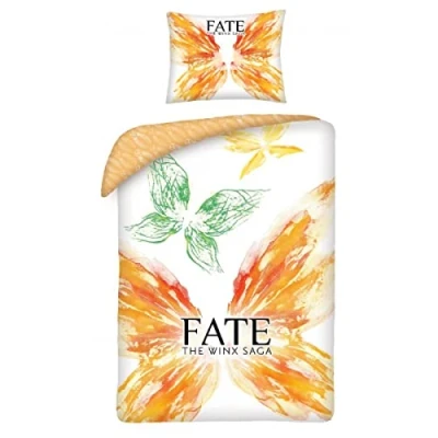 Image de Halantex FATE THE WINX SAGA Parure de lit 2 pièces Housse couette 140 x 200 cm + taie d&#039;oreiller 70 90 Multicolore 100 % coton
