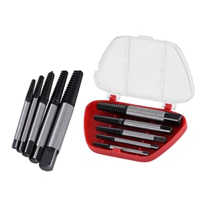 Image de vis Extracteur de perceuse, 5 pcs endommagé Bits Boulon facile sortir des retrait Outil