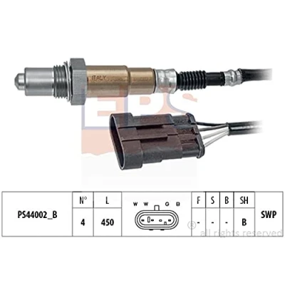 Image de EPS 1.998.242 Sonde lambda Made in Italy OE Equivalent chauffé, planaire, Filetage prégraissé ALFA ROMEO: 147, 156 Berline, GTV