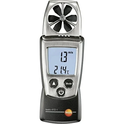 Image de Testo 0560 4101 Anémomètre à hélice en format de poche Noir