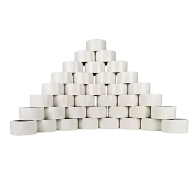 Image de RAYLU PAPER ruban adhésif d&#039;emballage pour sceller les boîtes en carton et paquets, résistant de 45 microns, rouleaux 50 mm x 66 m (36 unités, Blanc)
