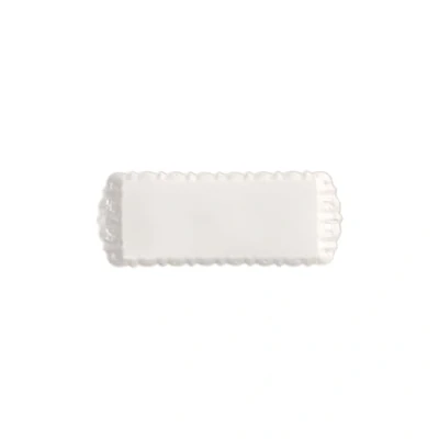 Image de Villeroy &amp; Boch Toy’s Delight Royal Classic Plat à gâteau rectangulaire, de Service rectangulaire avec Motif en Relief, Porcelaine Premium, 40 x 16 cm, Blanc
