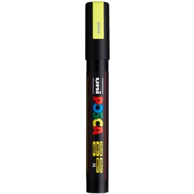 Image de uni ball 182575 Crayon de marquage POSCA à pointe ogive moyenne, jaune fluo