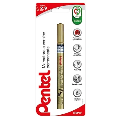 Image de Pentel MSP10 peinture marqueur permanent pointe fine or 1 pc