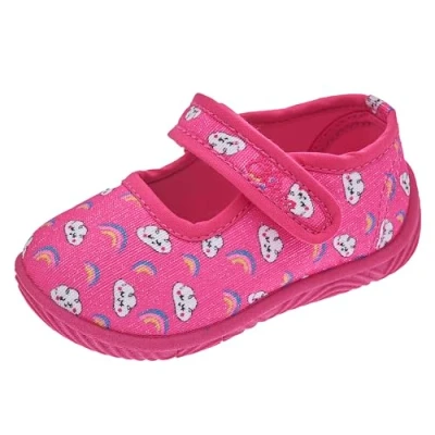 Image de Chicco, Pantoufles pour Fille, Chaussons la Crèche et Maison, avec Fermeture Scratch Confortable, Conçues en Italie, Fuchsia 4, 23 EU