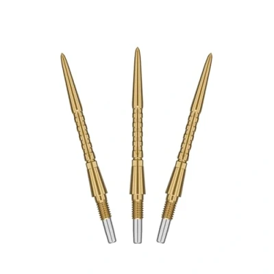 Image de Target Darts Swiss Point Storm Dart Points, Surge (Paquet de 3 Embouts) 30MM Or Changer Les Pointes fléchettes, Storm, Accessoires fléchettes Professionnels