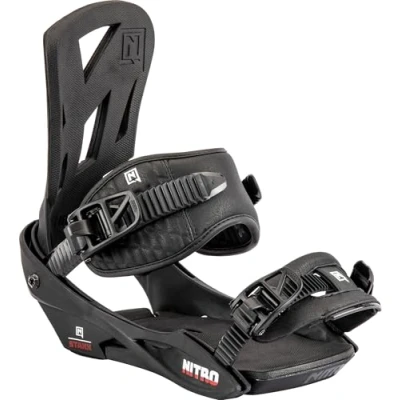 Image de Nitro Staxx &#039;23 Fixation de Snowboard Hommes, Noir, m