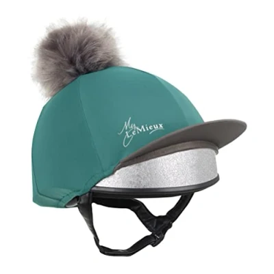 Image de LeMieux Hat Silk Peacock Vert One Size