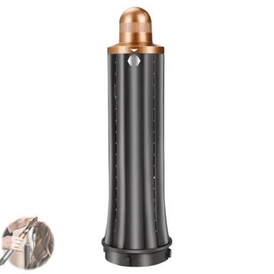 Image de barils de bouclage pour cheveux courts 30 mm Dyson Airwrap Styler, 2 en 1, à boucler automatique HS01 HS05, doré