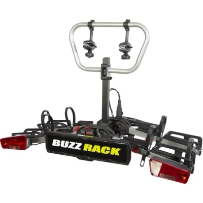Image de Porte vélo sur attelage pliable pour 2 vélos électriques BUZZRACK E Scorpion